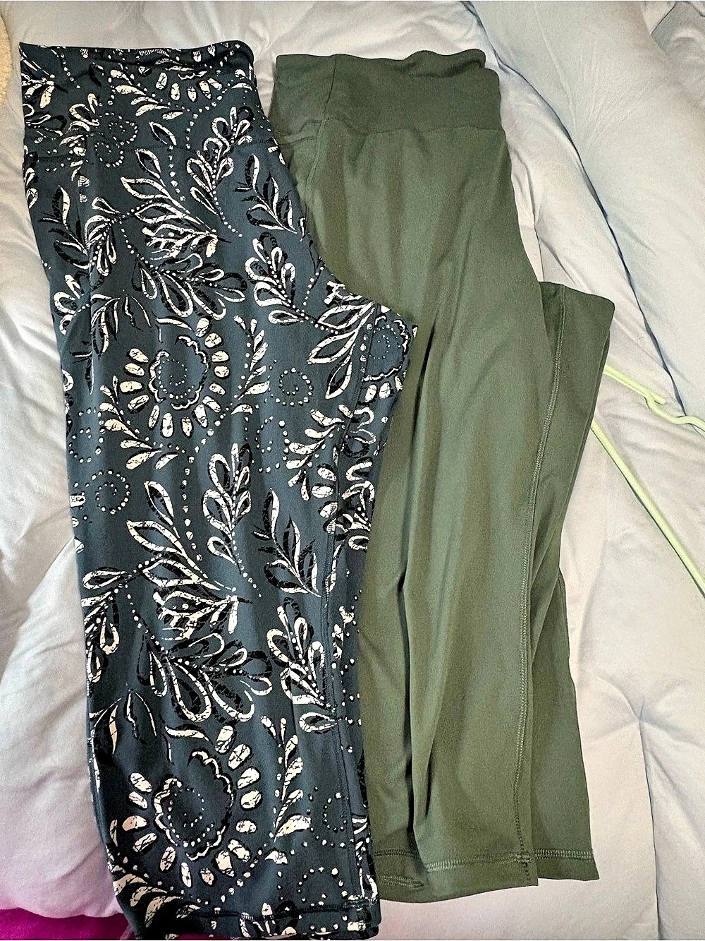 Old Navy/lane Bryant/ BloomChic Floral Leggings Set Blue & Green Size lot of 4